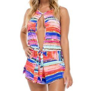 Lili Fama Bellamar Romper - NEW, NEVER WORN